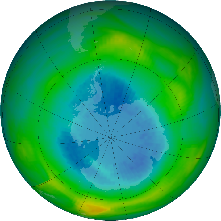 Ozone Map 1980-09-09